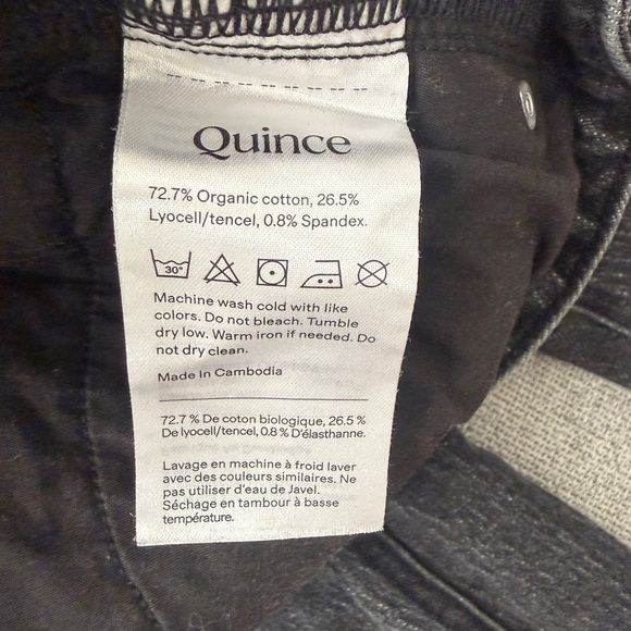 Quince Grey Women's Jeans - Picture 3 of 9